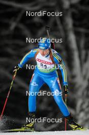 13.01.2010, Ruhpolding, Germany (GER): Elisabeth Hoegberg (SWE), Fischer, adidas  - IBU world cup biathlon, sprint women, Ruhpolding (GER). www.nordicfocus.com. © Felgenhauer/NordicFocus. Every downloaded picture is fee-liable.