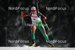 13.01.2010, Ruhpolding, Germany (GER): Liudmila Kalinchik (BLR), Fischer, Rottefella  - IBU world cup biathlon, sprint women, Ruhpolding (GER). www.nordicfocus.com. © Felgenhauer/NordicFocus. Every downloaded picture is fee-liable.