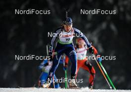 13.01.2010, Ruhpolding, Germany (GER): Haley Johnson (USA), Rossignol, Exel, adidas  - IBU world cup biathlon, sprint women, Ruhpolding (GER). www.nordicfocus.com. © Felgenhauer/NordicFocus. Every downloaded picture is fee-liable.