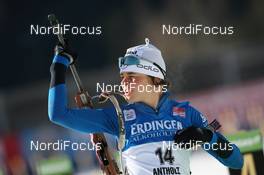 20.01.2010, Antholz, Italy (ITA): Sylvie Becaert (FRA), Fischer, Rottefella, Exel, Odlo - IBU world cup biathlon, individual women, Antholz (ITA). www.nordicfocus.com. © Manzoni/NordicFocus. Every downloaded picture is fee-liable.