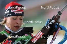 24.01.2010, Antholz, Italy (ITA): Magdalena Neuner (GER), Fischer, Rottefella, Exel, adidas - IBU world cup biathlon, pursuit women, Antholz (ITA). www.nordicfocus.com. © Manzoni/NordicFocus. Every downloaded picture is fee-liable.