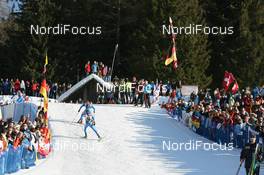 23.01.2010, Antholz, Italy (ITA): Biathlon Feature: Athletes fight the Huber Alm - IBU world cup biathlon, sprint men, Antholz (ITA). www.nordicfocus.com. © Manzoni/NordicFocus. Every downloaded picture is fee-liable.