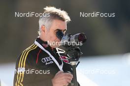 22.01.2010, Antholz, Italy (ITA): Uwe Muessiggang (GER), headcoach women Germany - IBU world cup biathlon, sprint women, Antholz (ITA). www.nordicfocus.com. © Manzoni/NordicFocus. Every downloaded picture is fee-liable.