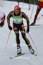 21.03.2010, Holmenkollen, Norway (NOR): Arnd Peiffer (GER), Fischer, Salomon, Swix, adidas - IBU world cup biathlon, mass men, Holmenkollen (NOR). www.nordicfocus.com. © Manzoni/NordicFocus. Every downloaded picture is fee-liable.