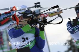 21.03.2010, Holmenkollen, Norway (NOR): Klemen Bauer (SLO), Fischer - IBU world cup biathlon, mass men, Holmenkollen (NOR). www.nordicfocus.com. © Manzoni/NordicFocus. Every downloaded picture is fee-liable.