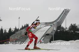 18.03.2010, Holmenkollen, Norway (NOR): Krasimir Anev (BUL), Fischer, Rottefella, Alpina, Leki - IBU world cup biathlon, sprint men, Holmenkollen (NOR). www.nordicfocus.com. © Manzoni/NordicFocus. Every downloaded picture is fee-liable.
