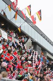18.03.2010, Holmenkollen, Norway (NOR): Biathlon Feature: Fans - IBU world cup biathlon, sprint women, Holmenkollen (NOR). www.nordicfocus.com. © Manzoni/NordicFocus. Every downloaded picture is fee-liable.