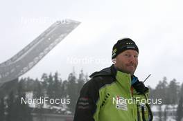 18.03.2010, Holmenkollen, Norway (NOR): Uros Velepec (SLO), Headcoach Team Slovenia  - IBU world cup biathlon, sprint women, Holmenkollen (NOR). www.nordicfocus.com. © Manzoni/NordicFocus. Every downloaded picture is fee-liable.