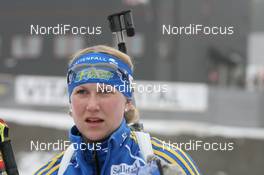 18.03.2010, Holmenkollen, Norway (NOR): Helena Jonsson (SWE), Fischer, Rottefella, Leki, adidas - IBU world cup biathlon, sprint women, Holmenkollen (NOR). www.nordicfocus.com. © Manzoni/NordicFocus. Every downloaded picture is fee-liable.