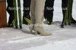 27.03.2010, Khanty-Mansiysk, Russia (RUS): Biathlon Feature: nice shoes - IBU world cup biathlon, mass men, Khanty-Mansiysk (RUS). www.nordicfocus.com. © Manzoni/NordicFocus. Every downloaded picture is fee-liable.