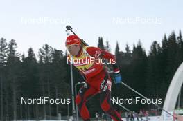 26.03.2010, Khanty-Mansiysk, Russia (RUS): Emil Hegle Svendsen (NOR), Madshus, Rottefella, Swix, Odlo - IBU world cup biathlon, sprint men, Khanty-Mansiysk (RUS). www.nordicfocus.com. © Manzoni/NordicFocus. Every downloaded picture is fee-liable.