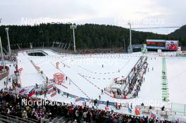 25.03.2010, Khanty-Mansiysk, Russia (RUS): The new biathlon venue with fans - IBU world cup biathlon, sprint women, Khanty-Mansiysk (RUS). www.nordicfocus.com. © Manzoni/NordicFocus. Every downloaded picture is fee-liable.