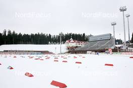 23.03.2010, Khanty-Mansiysk, Russia (RUS): Overview over the new biathlon stadium in Khanty Mansiysk - IBU world cup biathlon, training, Khanty-Mansiysk (RUS). www.nordicfocus.com. © Manzoni/NordicFocus. Every downloaded picture is fee-liable.