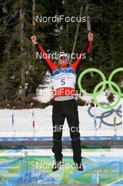 18.02.2010, Whistler, Canada (CAN): Emil Hegle Svendsen (NOR), Madshus, Rottefella, Swix, Odlo - Olympic Winter Games Vancouver 2010, biathlon, individual men, Whistler (CAN). www.nordicfocus.com. © NordicFocus. Every downloaded picture is fee-liable.