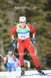 21.02.2010, Whistler, Canada (CAN): Ann Kristin Flatland (NOR), Madshus, Rottefella, Swix, Odlo - Olympic Winter Games Vancouver 2010, biathlon, mass women, Whistler (CAN). www.nordicfocus.com. © NordicFocus. Every downloaded picture is fee-liable.