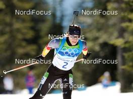21.02.2010, Whistler, Canada (CAN): Magdalena Neuner (GER), Fischer, Rottefella, Exel, adidas  - Olympic Winter Games Vancouver 2010, biathlon, mass women, Whistler (CAN). www.nordicfocus.com. © NordicFocus. Every downloaded picture is fee-liable.
