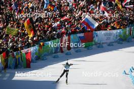 21.02.2010, Whistler, Canada (CAN): Magdalena Neuner (GER), Fischer, Rottefella, Exel, adidas - Olympic Winter Games Vancouver 2010, biathlon, mass women, Whistler (CAN). www.nordicfocus.com. © NordicFocus. Every downloaded picture is fee-liable.