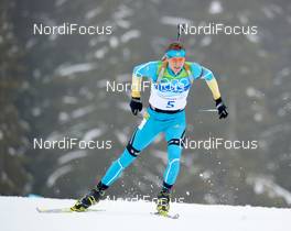 16.02.2010, Whistler, Canada (CAN): Andriy Deryzemlya (UKR), Fischer, Rottefella  - Olympic Winter Games Vancouver 2010, biathlon, pursuit men, Whistler (CAN). www.nordicfocus.com. © NordicFocus. Every downloaded picture is fee-liable.