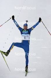16.02.2010, Whistler, Canada (CAN): Bjoern Ferry (SWE), Fischer, Rottefella, Leki, adidas - Olympic Winter Games Vancouver 2010, biathlon, pursuit men, Whistler (CAN). www.nordicfocus.com. © NordicFocus. Every downloaded picture is fee-liable.