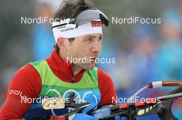16.02.2010, Whistler, Canada (CAN): Ole Einar Bjoerndalen (NOR), Madshus, Rottefella, Odlo - Olympic Winter Games Vancouver 2010, biathlon, pursuit men, Whistler (CAN). www.nordicfocus.com. © NordicFocus. Every downloaded picture is fee-liable.