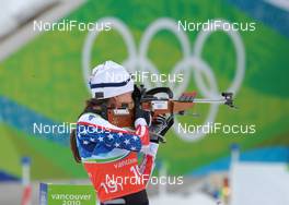 23.02.2010, Whistler, Canada (CAN): Sara Studebaker (USA), Rossignol, adidas, Exel  - Olympic Winter Games Vancouver 2010, biathlon, relay women, Whistler (CAN). www.nordicfocus.com. © NordicFocus. Every downloaded picture is fee-liable.