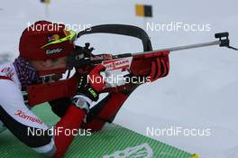 10.12.2010, Hochfilzen, Austria (AUT): Christoph Sumann (AUT), Atomic, Leki  - IBU world cup biathlon, sprint men, Hochfilzen (AUT). www.nordicfocus.com. © Manzoni/NordicFocus. Every downloaded picture is fee-liable.
