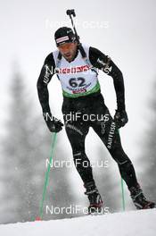 10.12.2010, Hochfilzen, Austria (AUT): Simon Hallenbarter (SUI), Madshus, Rottefella, KV+, ODLO - IBU world cup biathlon, sprint men, Hochfilzen (AUT). www.nordicfocus.com. © Manzoni/NordicFocus. Every downloaded picture is fee-liable.