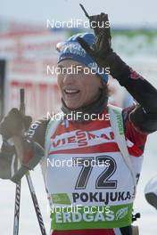 18.12.2010, Pokljuka, Slovenia (SLO): Kathrin Hitzer (GER), Madshus, Rottefella, Swix, adidas - IBU world cup biathlon, sprint women, Pokljuka (SLO). www.nordicfocus.com. © Miko/NordicFocus. Every downloaded picture is fee-liable.