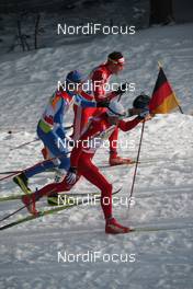 03.01.2010, Oberhof, Germany (GER): group, l-r: Matias Strandvall (FIN), Fischer, Rottefella, Dario Cologna (SUI), Fischer, Rottefella, Alpina, Swix, adidas, Petter Northug (NOR), Fischer, Rottefella, Alpina, Ski Go, Swix   - FIS world cup cross-country, tour de ski, individual sprint, Oberhof (GER). www.nordicfocus.com. © Hemmersbach/NordicFocus. Every downloaded picture is fee-liable.