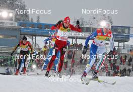 03.01.2010, Oberhof, Germany (GER): group, l-r: Nicole Fessel (GER), Rossignol, Rottefella, Alpina, One Way, adidas, Alena Prochazkova (SVK), Fischer, Salomon, Swix, Odlo, Arianna Follis (ITA), Fischer, Salomon, Swix  - FIS world cup cross-country, tour de ski, individual sprint, Oberhof (GER). www.nordicfocus.com. © Hemmersbach/NordicFocus. Every downloaded picture is fee-liable.