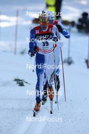 07.01.2010, Cortina-Toblach, Italy (ITA): Pietro Piller Cottrer (ITA), Rossignol, Rottefella, One Way, Yoko  - FIS world cup cross-country, tour de ski, 10km men, Cortina-Toblach (ITA). www.nordicfocus.com. © Hemmersbach/NordicFocus. Every downloaded picture is fee-liable.