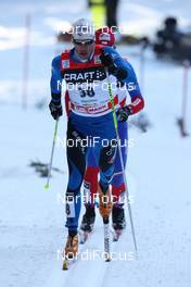 07.01.2010, Cortina-Toblach, Italy (ITA): Vincent Vittoz (FRA), Rossignol, Rottefella, One Way, Odlo  - FIS world cup cross-country, tour de ski, 10km men, Cortina-Toblach (ITA). www.nordicfocus.com. © Hemmersbach/NordicFocus. Every downloaded picture is fee-liable.