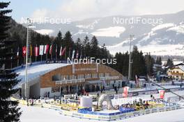 07.01.2010, Cortina-Toblach, Italy (ITA): Venue, view of the new cross country stadium - FIS world cup cross-country, tour de ski, 10km men, Cortina-Toblach (ITA). www.nordicfocus.com. © Hemmersbach/NordicFocus. Every downloaded picture is fee-liable.