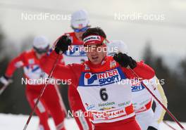 06.01.2010, Cortina-Toblach, Italy (ITA): Dario Cologna (SUI), Fischer, Rottefella, Alpina, Swix, adidas  - FIS world cup cross-country, tour de ski, 30km men handicap start, Cortina-Toblach (ITA). www.nordicfocus.com. © Hemmersbach/NordicFocus. Every downloaded picture is fee-liable.
