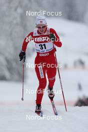 16.01.2010, Otepaeae, Estland (EST): Sara Svendsen (NOR)  - FIS world cup cross-country, 10km women, Otepaeae (EST). www.nordicfocus.com. © Hemmersbach/NordicFocus. Every downloaded picture is fee-liable.