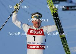 17.01.2010, Otepaeae, Estland (EST): todays winner Emil Joensson (SWE), Fischer, Salomon, Craft  - FIS world cup cross-country, individual sprint, Otepaeae (EST). www.nordicfocus.com. © Hemmersbach/NordicFocus. Every downloaded picture is fee-liable.