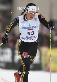 11.03.2010, Drammen, Norway (NOR): Nicole Fessel (GER), Rossignol, One Way  - FIS world cup cross-country, sprint women, Drammen (NOR). www.nordicfocus.com. © Laiho/NordicFocus. Every downloaded picture is fee-liable.