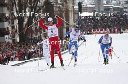 11.03.2010, Drammen, Norway (NOR): Winner Marit Bjoergen (NOR), Fischer, Swix  - FIS world cup cross-country, sprint women, Drammen (NOR). www.nordicfocus.com. © Laiho/NordicFocus. Every downloaded picture is fee-liable.