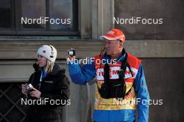 17.03.2010, Stockholm, Sweden (SWE): Georg Zipfl, taking photos - FIS world cup cross-country, individual sprint, Stockholm (SWE). www.nordicfocus.com. © Felgenhauer/NordicFocus. Every downloaded picture is fee-liable.