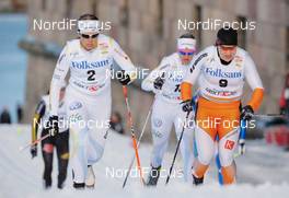 17.03.2010, Stockholm, Sweden (SWE): Ida Ingemarsdotter (SWE), Rossignol, Rottefella, Hanna Brodin (SWE), Madshus  - FIS world cup cross-country, individual sprint, Stockholm (SWE). www.nordicfocus.com. © Felgenhauer/NordicFocus. Every downloaded picture is fee-liable.