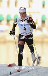 17.03.2010, Stockholm, Sweden (SWE): Katrin Zeller (GER), Rossignol, Rottefella, One Way, adidas  - FIS world cup cross-country, individual sprint, Stockholm (SWE). www.nordicfocus.com. © Felgenhauer/NordicFocus. Every downloaded picture is fee-liable.