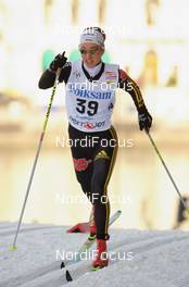 17.03.2010, Stockholm, Sweden (SWE): Stefanie Boehler (GER), Fischer, Rottefella, Alpina, One Way, adidas  - FIS world cup cross-country, individual sprint, Stockholm (SWE). www.nordicfocus.com. © Felgenhauer/NordicFocus. Every downloaded picture is fee-liable.