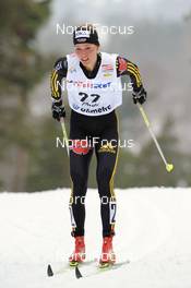 19.03.2010, Falun, Sweden (SWE): Stefanie Boehler (GER), Fischer, Rottefella, Alpina, One Way, adidas  - FIS world cup cross-country, 2,5km women, Falun (SWE). www.nordicfocus.com. Â© Felgenhauer/NordicFocus. Every downloaded picture is fee-liable.
