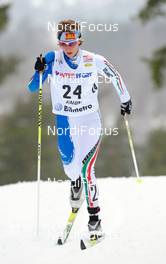 19.03.2010, Falun, Sweden (SWE): Marianna Longa (ITA), Fischer, Salomon, One Way   - FIS world cup cross-country, 2,5km women, Falun (SWE). www.nordicfocus.com. Â© Felgenhauer/NordicFocus. Every downloaded picture is fee-liable.