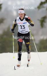 19.03.2010, Falun, Sweden (SWE): Katrin Zeller (GER), Rossignol, Rottefella, One Way, adidas  - FIS world cup cross-country, 2,5km women, Falun (SWE). www.nordicfocus.com. Â© Felgenhauer/NordicFocus. Every downloaded picture is fee-liable.