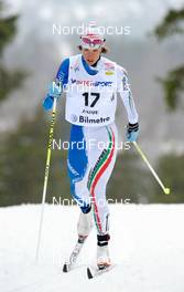 19.03.2010, Falun, Sweden (SWE): Magda Genuin (ITA), Rossignol, Rottefella, One Way, Yoko  - FIS world cup cross-country, 2,5km women, Falun (SWE). www.nordicfocus.com. Â© Felgenhauer/NordicFocus. Every downloaded picture is fee-liable.