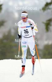 19.03.2010, Falun, Sweden (SWE): Anna Haag (SWE), Atomic, Rottefella, Alpina, Exel, Craft  - FIS world cup cross-country, 2,5km women, Falun (SWE). www.nordicfocus.com. Â© Felgenhauer/NordicFocus. Every downloaded picture is fee-liable.
