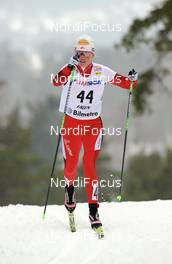 19.03.2010, Falun, Sweden (SWE): Katerina Smutna (AUT), Fischer, Rottefella, Rossignol, Komperdell  - FIS world cup cross-country, 2,5km women, Falun (SWE). www.nordicfocus.com. Â© Felgenhauer/NordicFocus. Every downloaded picture is fee-liable.