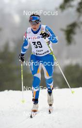 19.03.2010, Falun, Sweden (SWE): Aino Kaisa Saarinen (FIN), Rossignol, Rottefella, One Way  - FIS world cup cross-country, 2,5km women, Falun (SWE). www.nordicfocus.com. Â© Felgenhauer/NordicFocus. Every downloaded picture is fee-liable.
