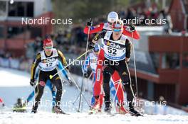 20.03.2010, Falun, Sweden (SWE): Tom Reichelt (GER), Madshus, Rottefella, One Way, adidas, leading a group - FIS world cup cross-country, pursuit men, Falun (SWE). www.nordicfocus.com. © Felgenhauer/NordicFocus. Every downloaded picture is fee-liable.